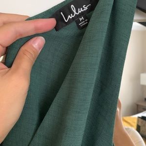 LULUS Green Romper